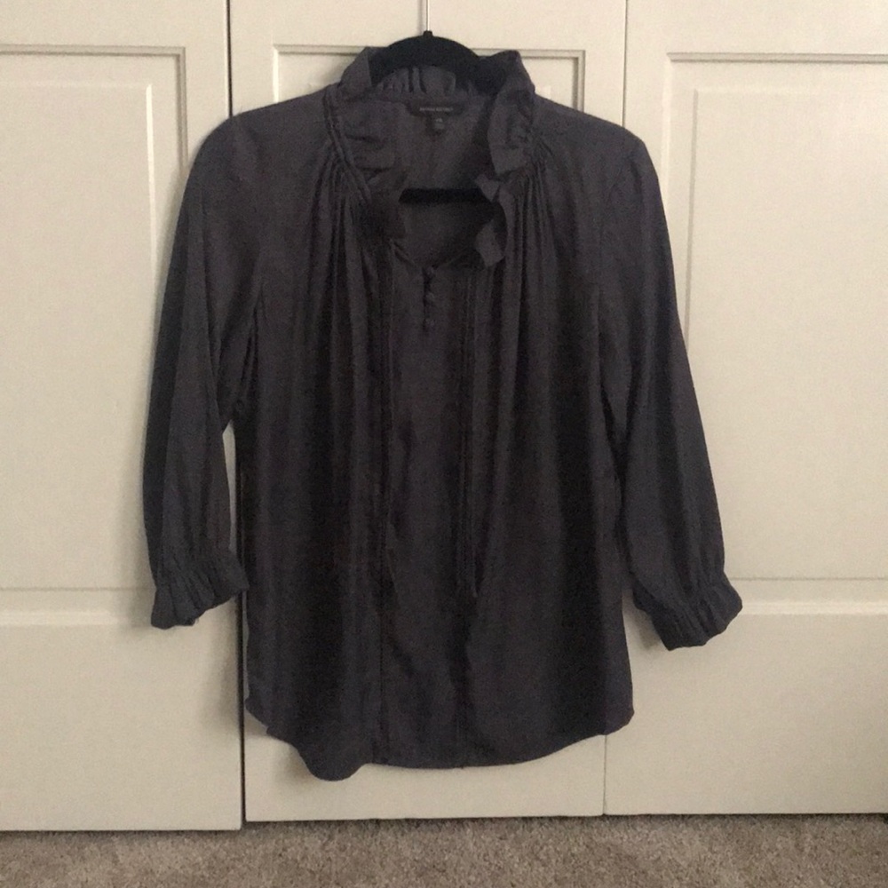 Banana republic 3/4 length sleeve peasant blouse